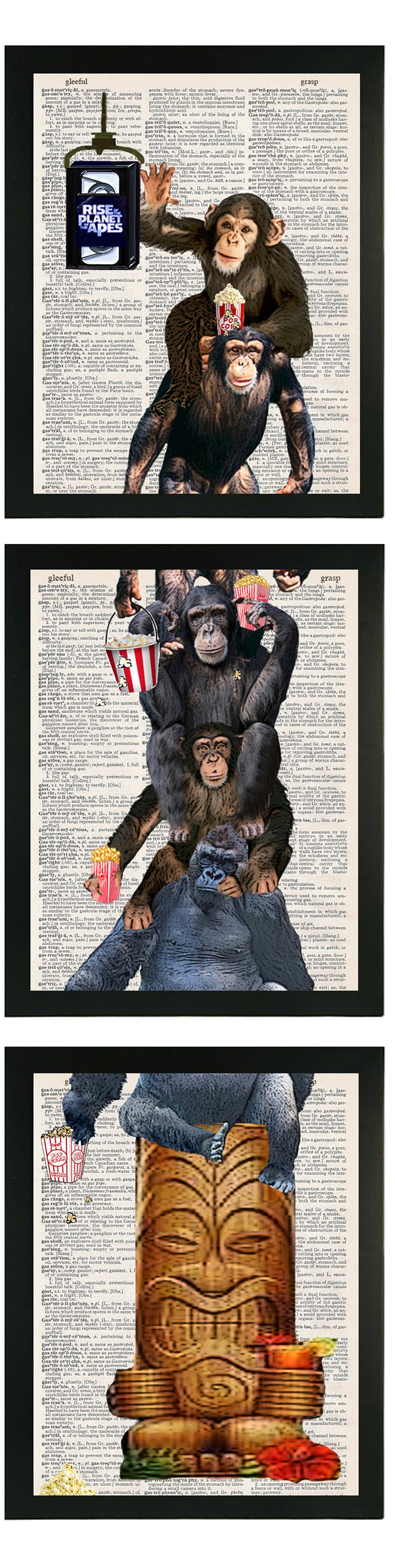 Blockbuster Night 3 Pc | Art Print - Etsy