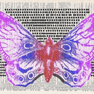 Caterpillar Butterfly | Art Print
