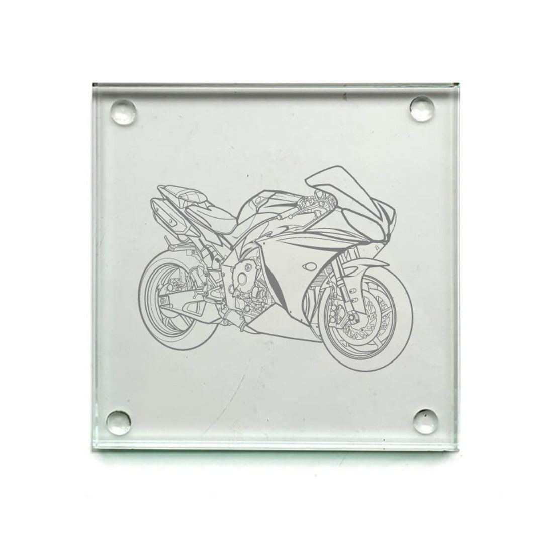Yamaha YZF R1 Motorcycle Drinks Coaster - Superb Bikers Boxed Gift ...