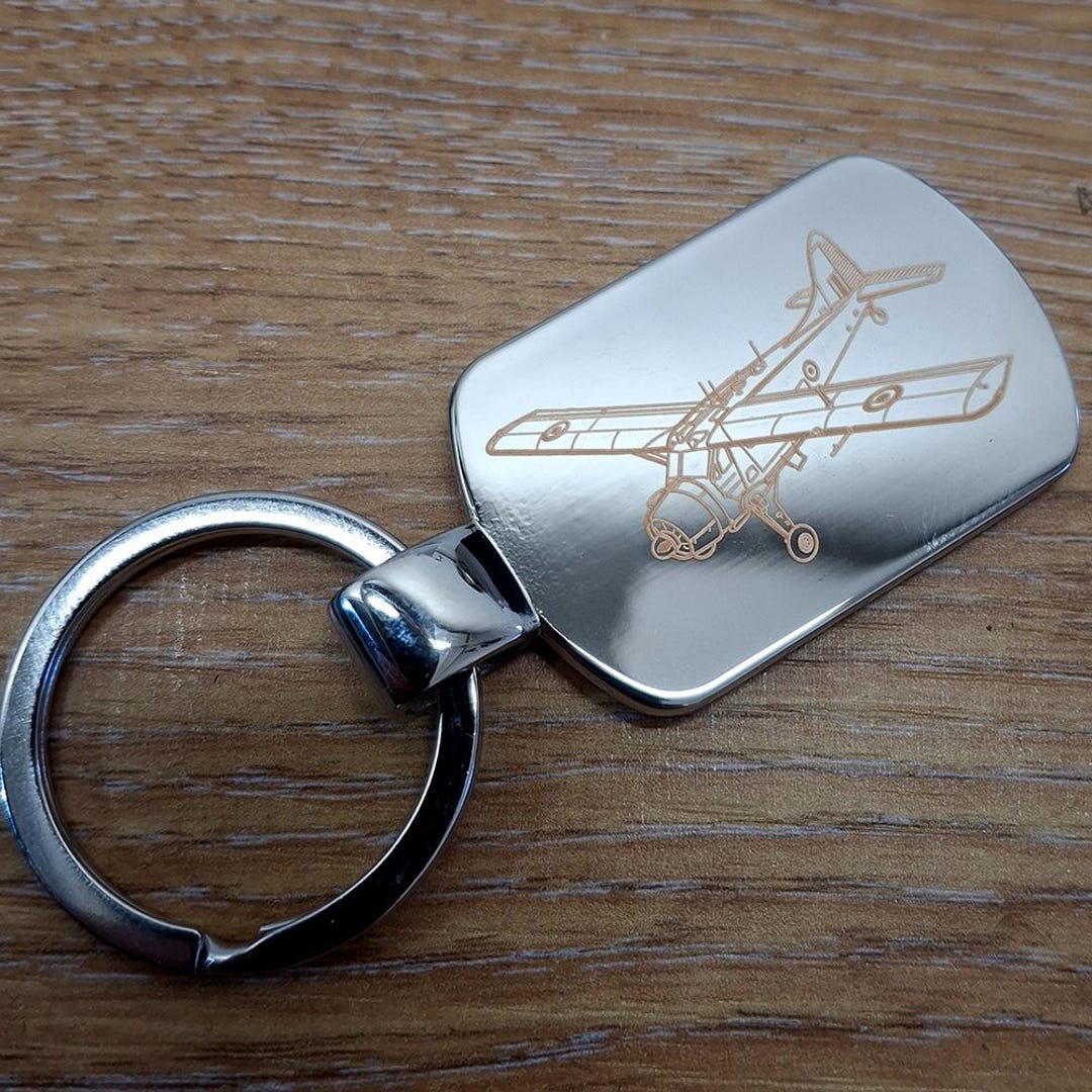 Personalised De Havilland Canada Beaver Aircraft Keyring - Choose ...