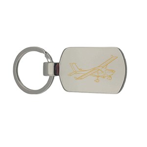 Personalised Jabiru J250 Aircraft Keyring - Choose Design - Private Pilot Engineer Aviation Themed House Key Keychain Work Office Gift