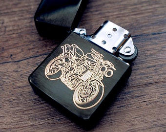Personalised Street Triple Motorcycle Lighter - Choice of Colours - Bikers  Riders Street Fighter Motorbike Smokers Gift Idea