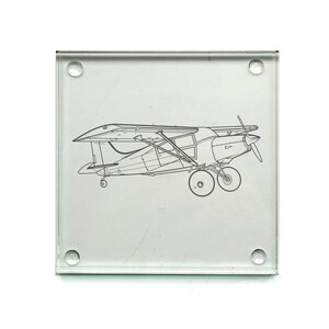 モールSTOL航空機型ドリンクコースターセレクション - 航空、アウトバック、アラスカ、パイロットへのギフト（自宅、職場、オフィス用） - プレゼンテーションボックス入り - スタイルを選択可能
