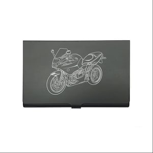 Personalisierter R1100 Tourer Motorrad-Kartenhalter - Business Kreditkartenetui - Biker Motorrad Showroom Verkaufsförderung Geschenk