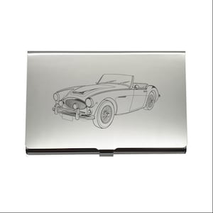 Vintage Austin Healey 3000 Auto Stahl Kredit Debit Visitenkartenhalter - Classic Cars Sales Marketing Fahrer Geschenkidee