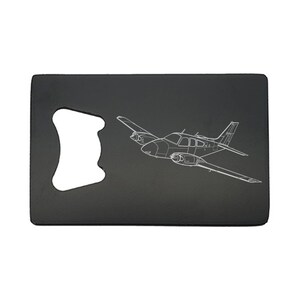 Beechcraft Baron Aircraft Bottle Opener - Can Be Personalised -  Pilots General Aviation Themed Birthday Christmas Gift for Home or Bar