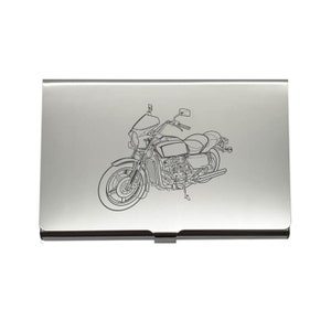 Gepersonaliseerde Honda Gold Wing Motorcycle Card Holder - Business Credit Card Case - Gegraveerd Biker Touring Motorbike Showroom Promotiegeschenk