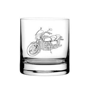 Personalised Honda Goldwing Motorcycle Tumbler Glass - 300ml - Superb Bikers Tourer Bike Motorbike Birthday Retirement Wedding Gift