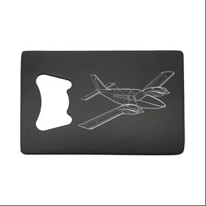 Piper PA34 Seneca Aircraft-flesopener - kan worden gepersonaliseerd - Super Pilot Aviation-thema kerstverjaardag cadeau-idee