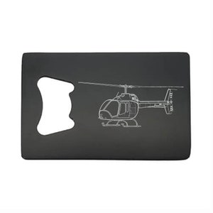 Bell 505 Jet Ranger Helicopter Bottle Opener - Super Pilot Aviation  Sightseeing Souvenir - Can Be Personalised - 2 Colours available