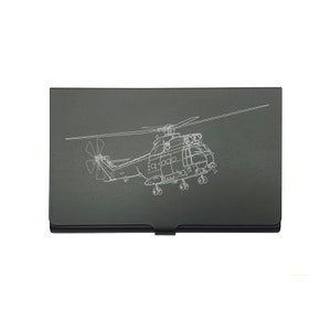 Gepersonaliseerde Puma Helikopter Kaarthouder - Business Credit Card Case - Militaire Leger Luchtvaart Promotionele Marketing Gift