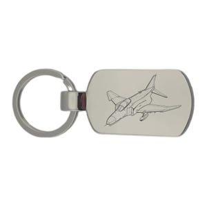 Gepersonaliseerde F4 Phantom Aircraft-sleutelhanger - Kies een ontwerp - Pilotenhuissleutelsleutelhanger militair luchtvaartthema Work Werkkantoorcadeau