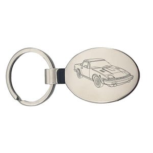 Personalised Classic TR8 Car Keyring - Choose Design - Driver Car Automotive Enthusiast House Keys Keychain Work Office Gift
