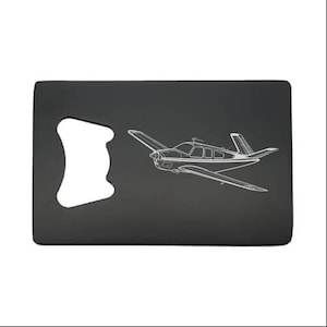 Beechcraft Bonanza Aircraft Bottle Opener - Can Be Personalised -  Pilots General Aviation Themed Birthday Christmas Gift for Home or Bar