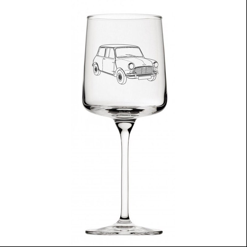 Personalised Vintage Mini Car Wine Glass 320ml Drivers Etsy