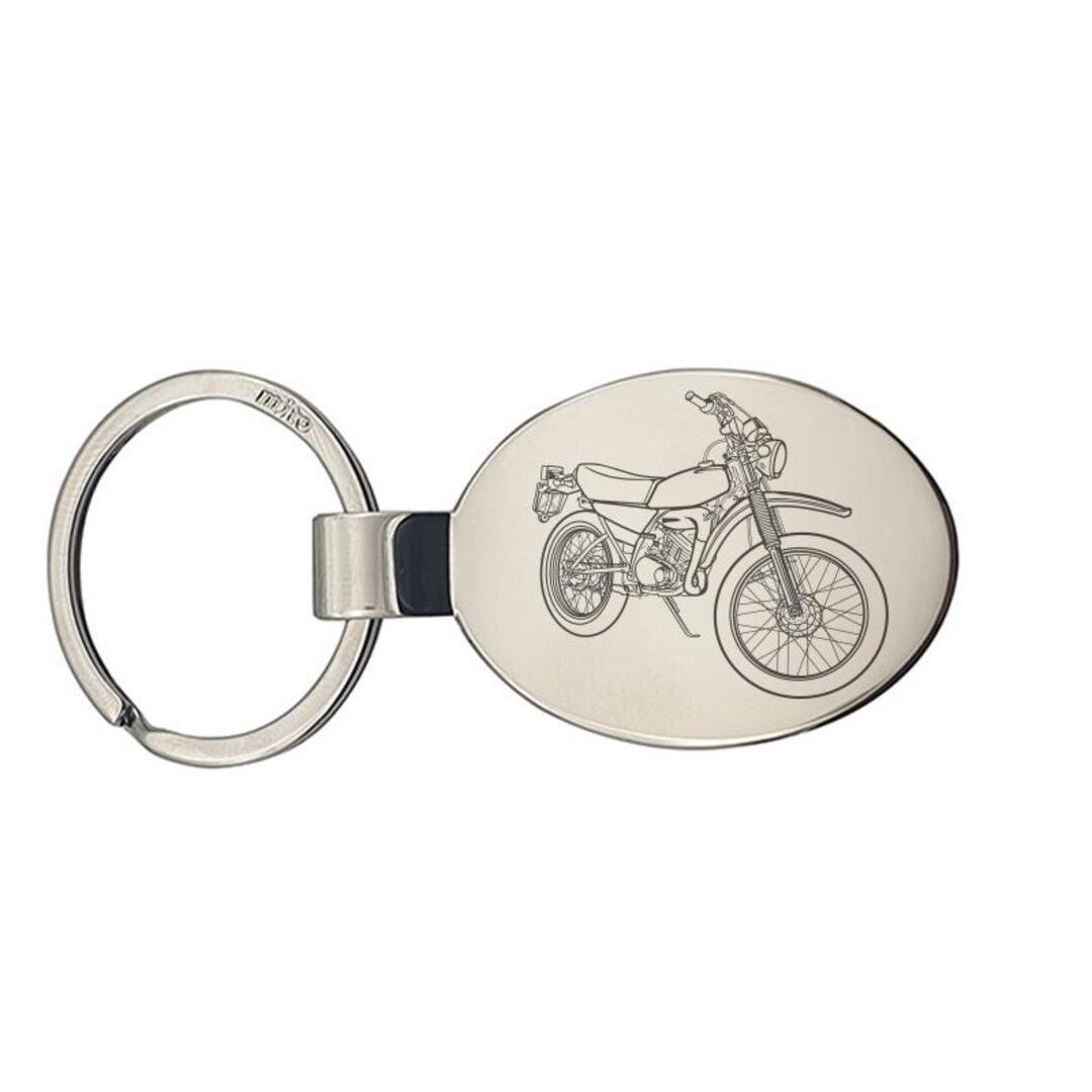 Personalised YAM DT125 Motorcycle Keyring - Choose Design - Offroad ...