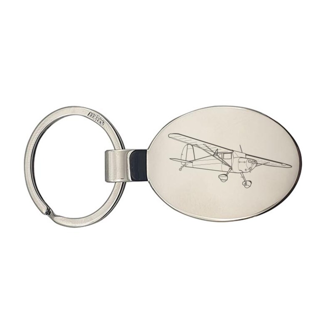 Personalised Cessna 120 Aircraft Keyring - Choose Design - Private ...