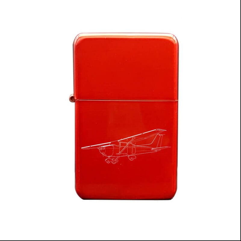 cessna cigarette lighter Premium Cessna 172 Skyhawk Aircraft Star Lighter - Choice of Colours -  Personalised Smokers Aviation Themed Gift Idea