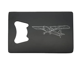 Auster J Series Aircraft Bottle Opener - Can Be Personalised -  Pilots General Aviation Themed Birthday Christmas Gift for Home or Bar