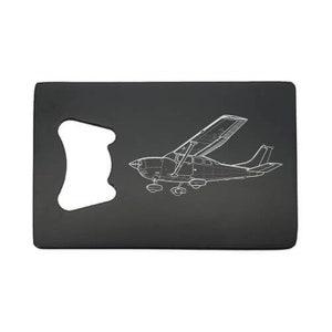 Cessna 206 Aircraft Bottle Opener - Can Be Personalised -  Pilots General Aviation Themed Birthday Christmas Gift for Home or Bar