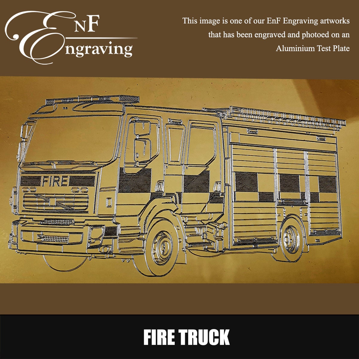 Personalised Fire Engine Truck Drinks Coaster Glass | Etsy