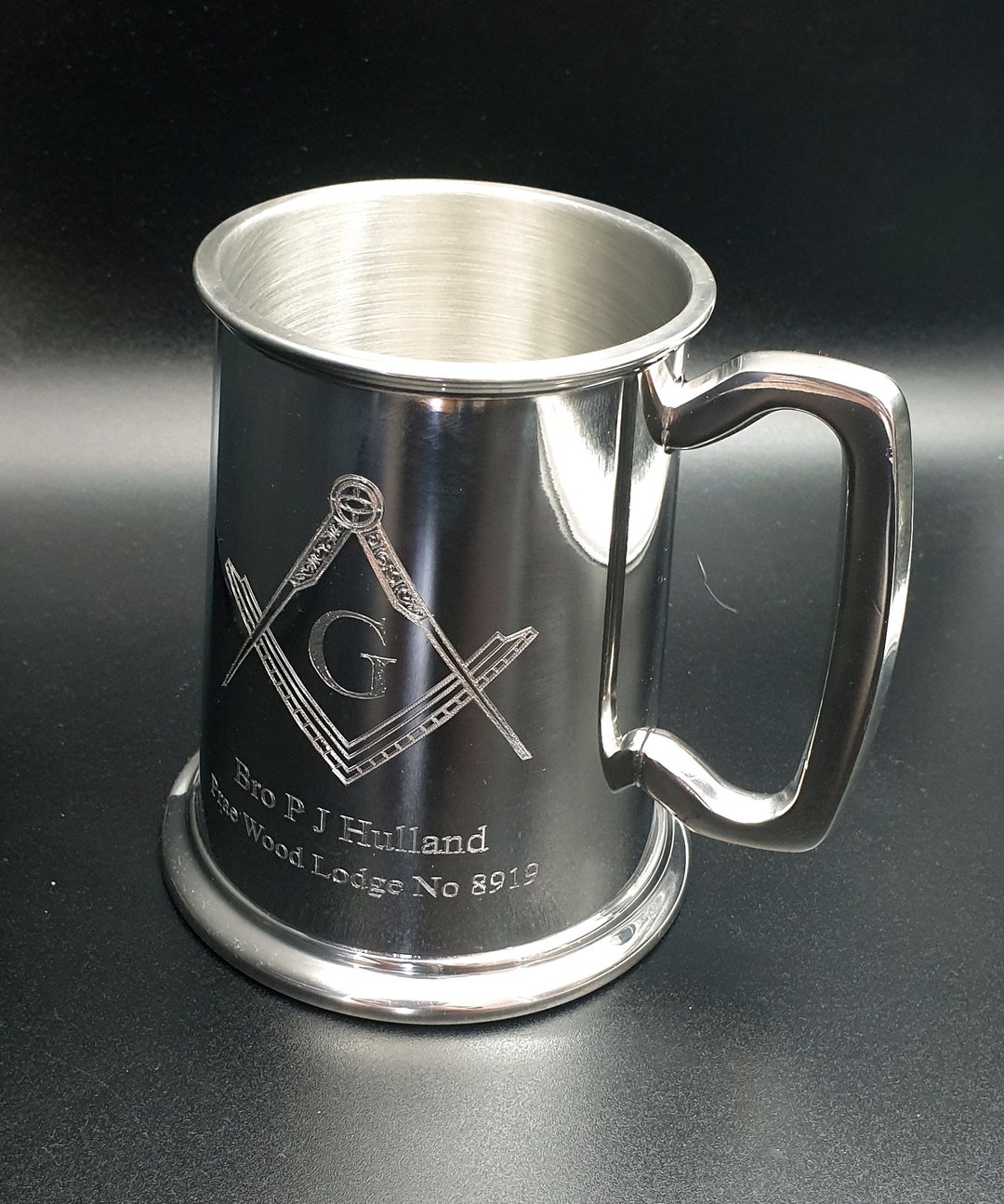 Buy Freemasons Masonic Regalia One Pint Pewter Tankard Superb