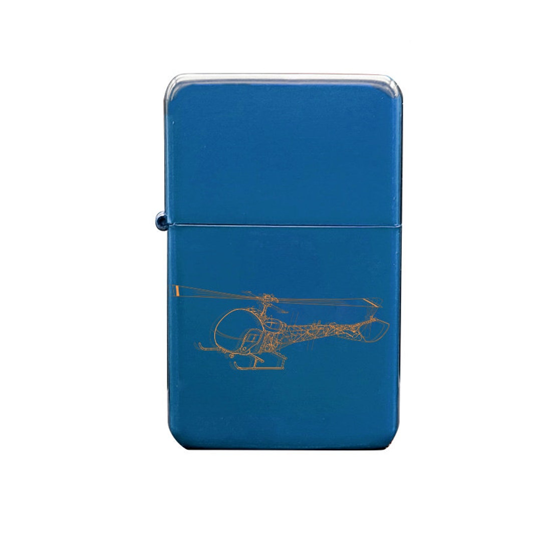 Personalised Bell 47 Sioux Helicopter Lighter - Choice of Colours