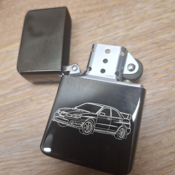 premium cigarette lighter Subi WSX Impreza Car Cigarette Lighter – Windproof & Refillable, Premium  Gift for Drivers or Owners, Choice of Colours