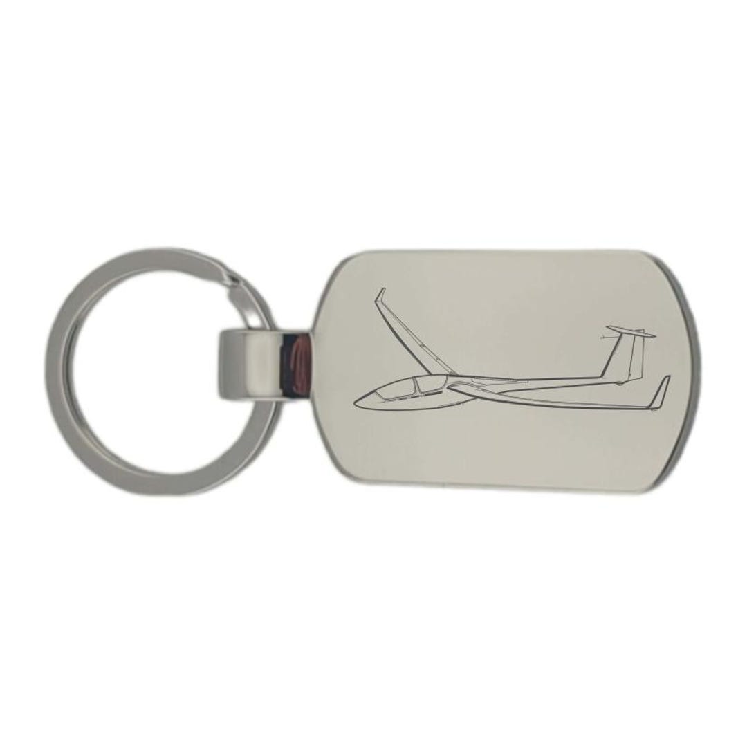 Personalised ASH25 Glider Aircraft Keyring - Choose Design - Private ...