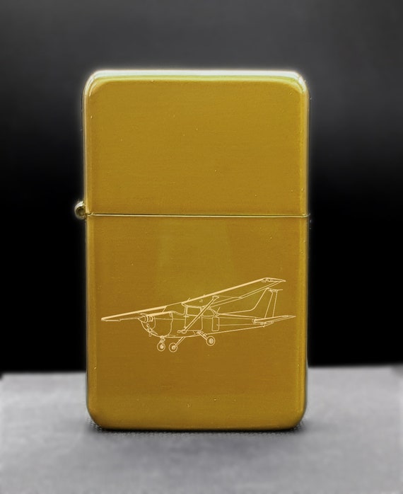 Premium Engraved Cessna 172 Aircraft Star Lighter - Range of Colours -  Super Pilot Aviation Enthusiast Smoking Gift NF