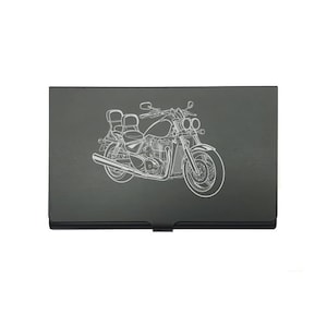 Thunderbird Motorrad Schwarz Kredit Debit Visitenkartenetui - Bikers Workshop Motorrad Sales Marketing Geschenkidee