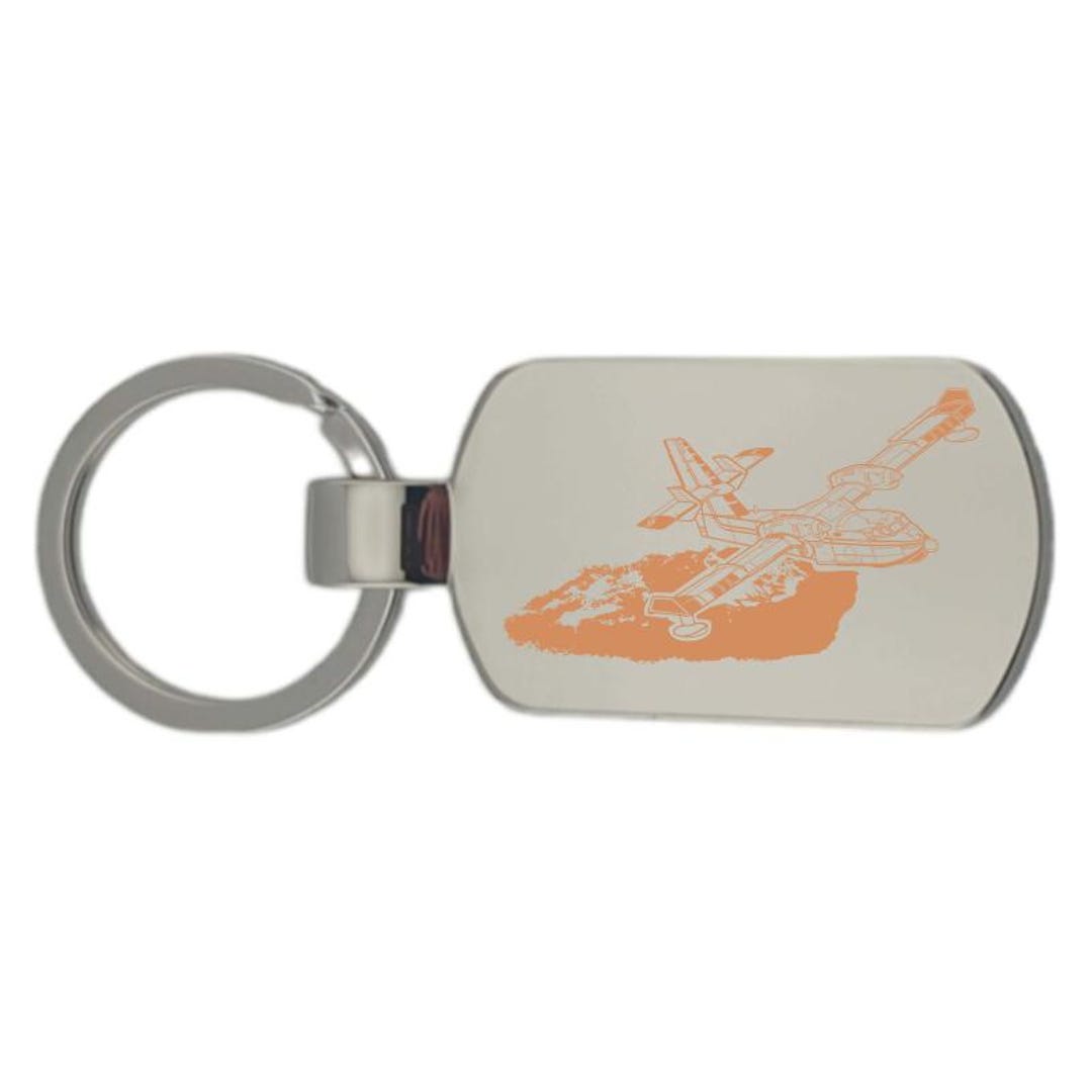 Personalised CL145 Firefighting Aircraft Keyring - Choose Design - Fire ...