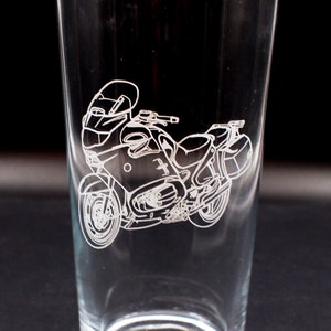 Personalised R1150 Motorcycle Conical Beer Glass - Superb Bikers Motorbike Tourer Birthday Retirement Wedding Gift