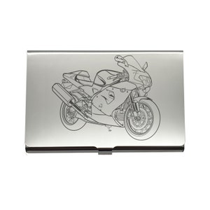 Aprilia RSV Mille R Motorrad Stahl Kredit Debit Visitenkartenhalter - Superb Bikers Motorrad Showroom Verkauf Geschenkidee