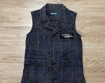 Vintage Hysteric Glamour Jeans Weste Kleine Größe