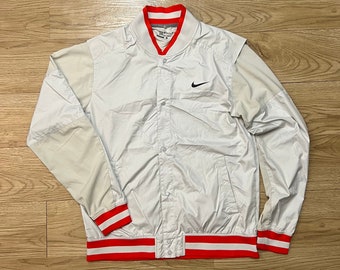 Vintage Nike Golf Bomber Light Windbreaker Große Größe
