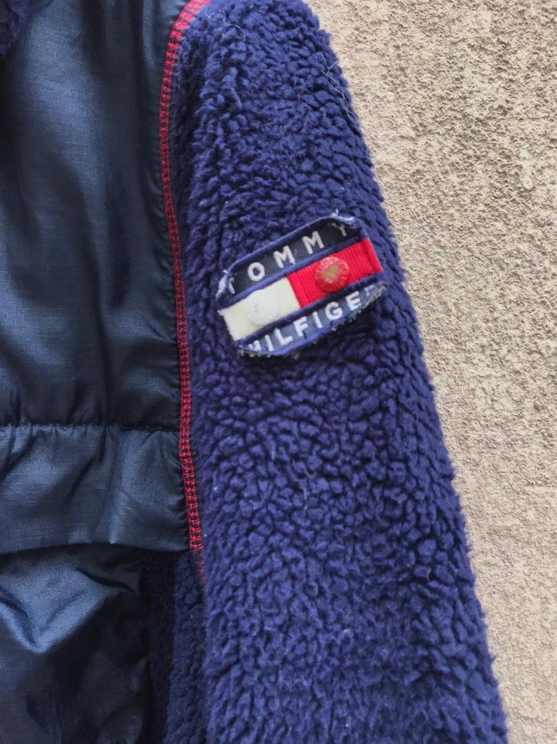 Vintage Hybrid Hoodie Jacket by TOMMY HILFIGER Medium Size