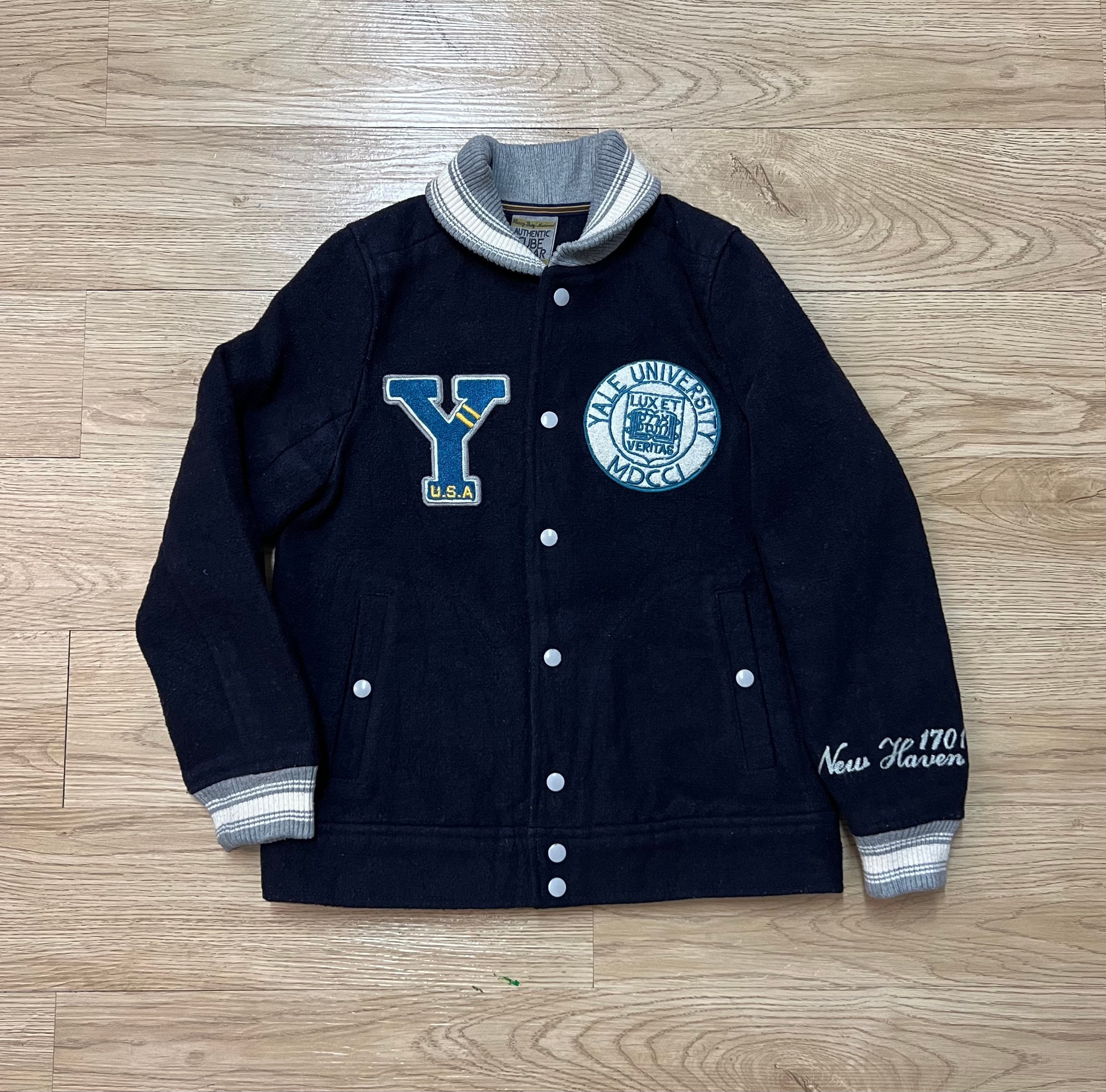 Yale Varsity Jacket - Etsy