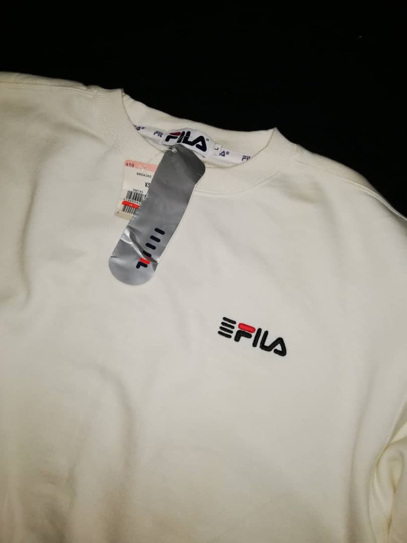 Vintage FILA Sweatshirt With Tag Large Size | Etsy