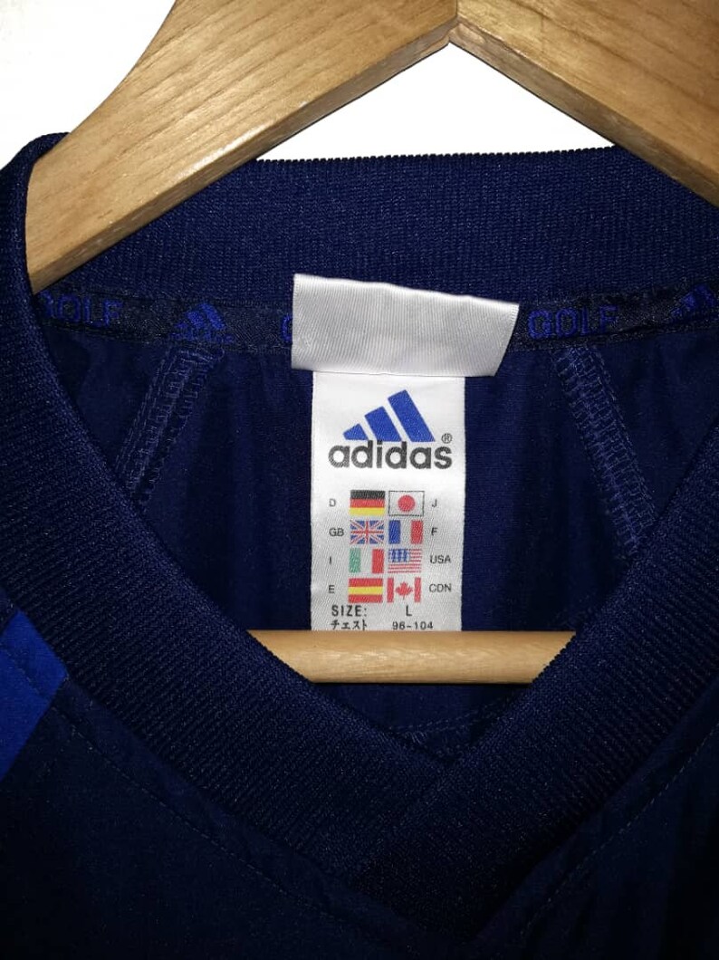 Jahrgang ADIDAS GOLF Jumper Windbreaker Größe L | Etsy