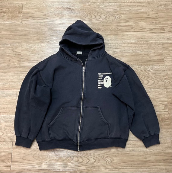 bape large hoodie