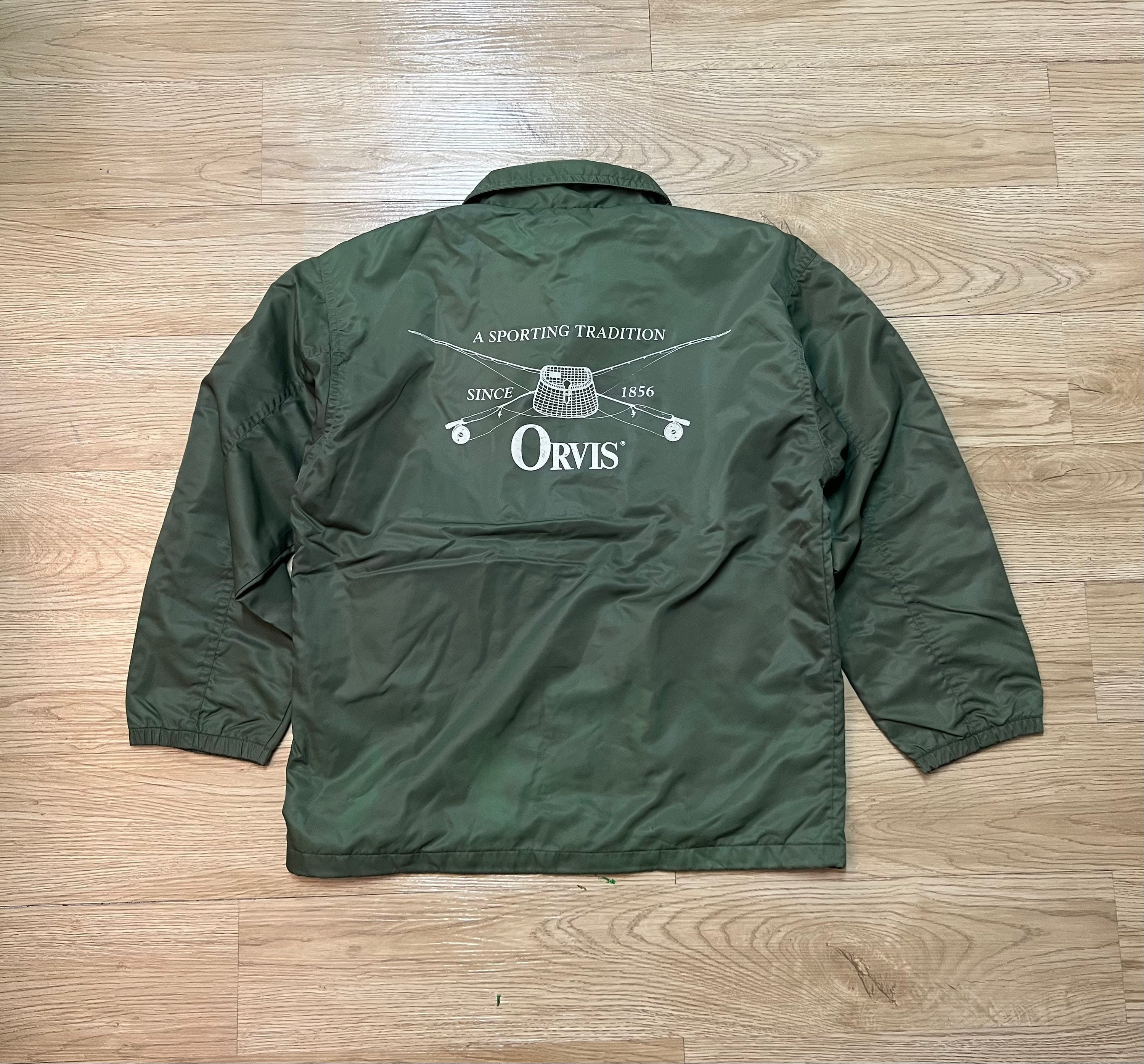 90's Vintage ORVIS OILED FISHING JACKET