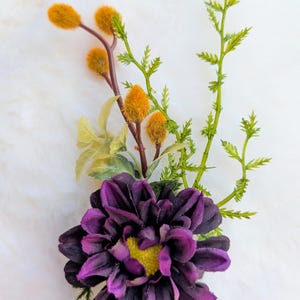 Autumn foral hair clip