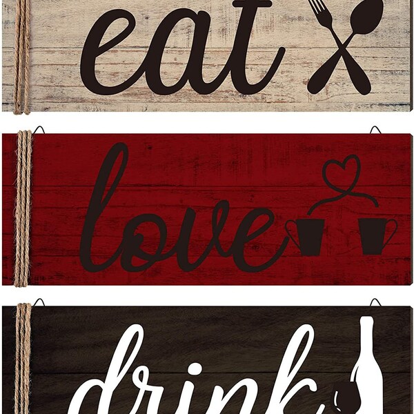 Rustic Eat Sign - Etsy