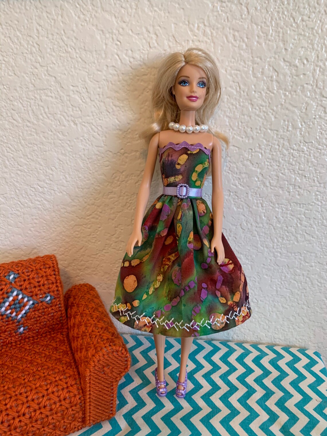 Handmade Barbie Dress with Shoes | Etsy