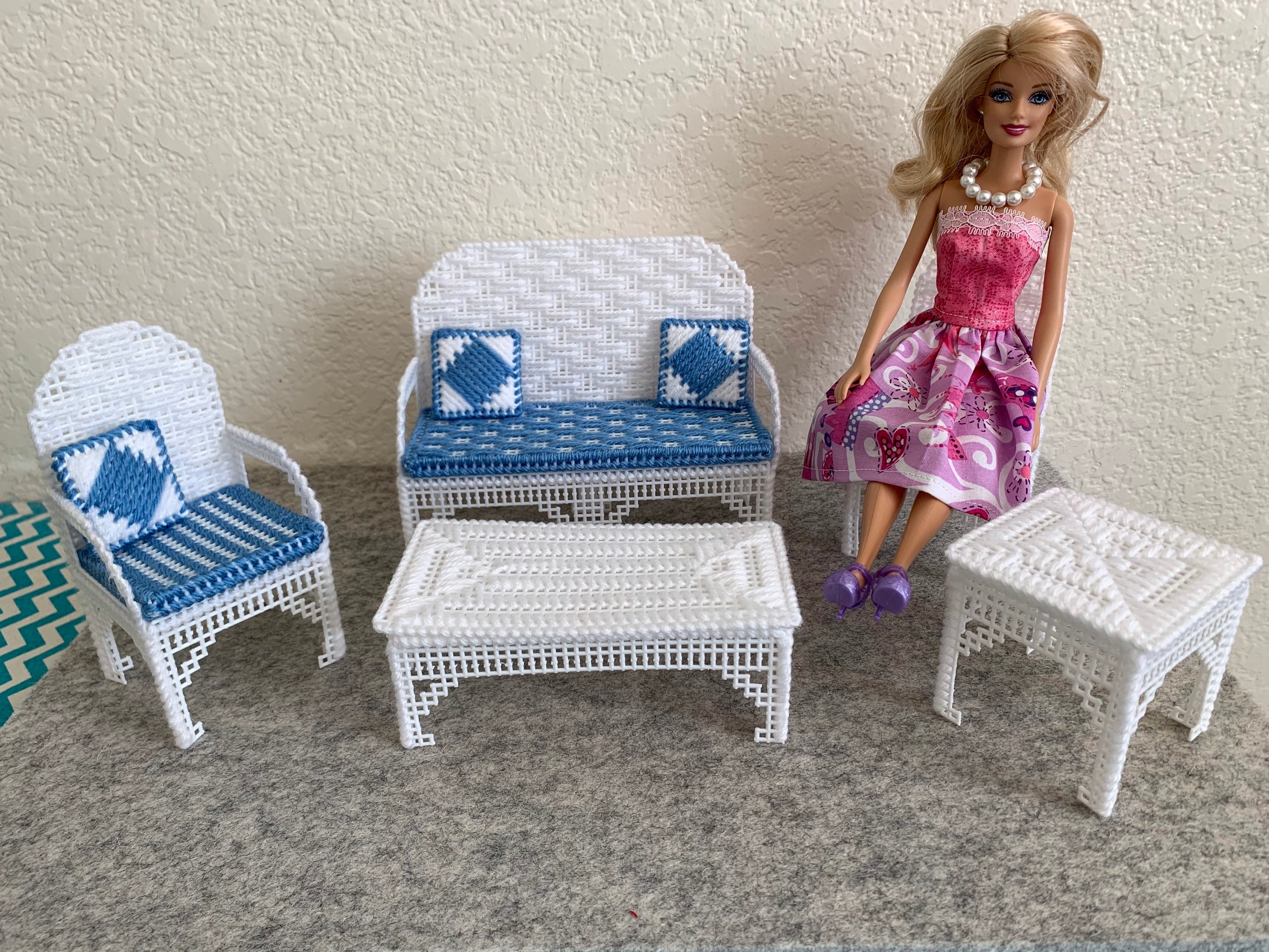 Barbie Patio Set Etsy