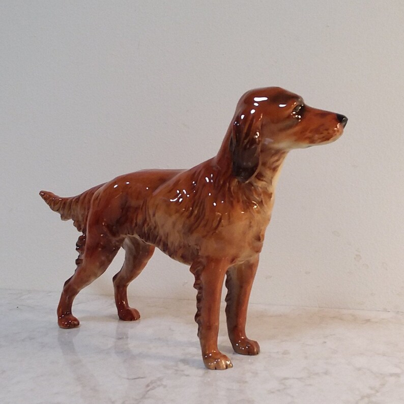 Irish Setter figurine manufactured by Goebel in West Germany. | Etsy