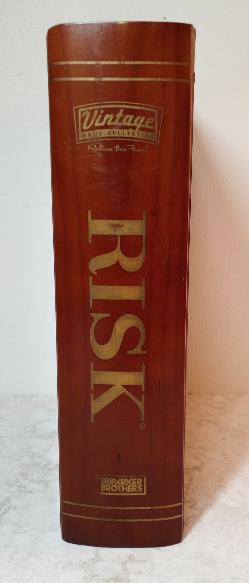 Risk Board Game. Vintage Risk Bookshelf Edition. Handy Wood Etsy