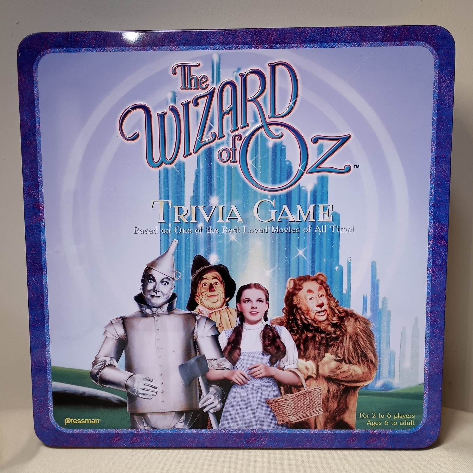 Wizard of Oz Trivia Game in Sturdy Colorful Metal Box. Trivia Etsy