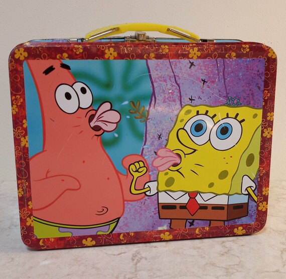 Spongebob Squarepants Collectible Metal Lunchbox. 